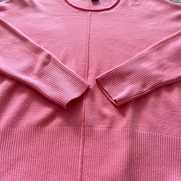 French Connection Baby Soft Della Vhari Long Sleeve Sweater, Pink,Scoop Neck, XS - Picture 8 of 13